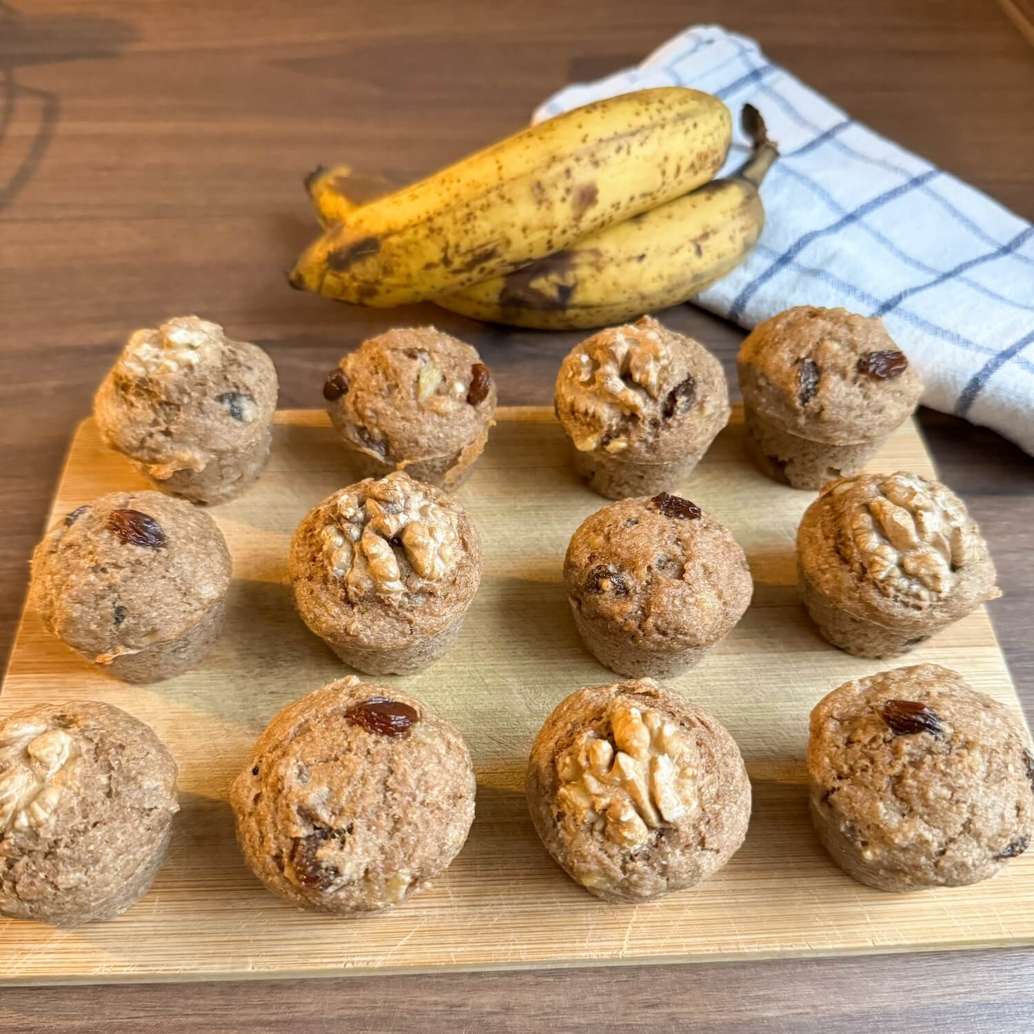 Mini Bananen Muffins ohne Zucker - Gesund leben mit Kristina