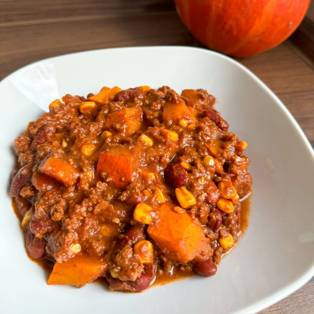 kürbis chili con carne