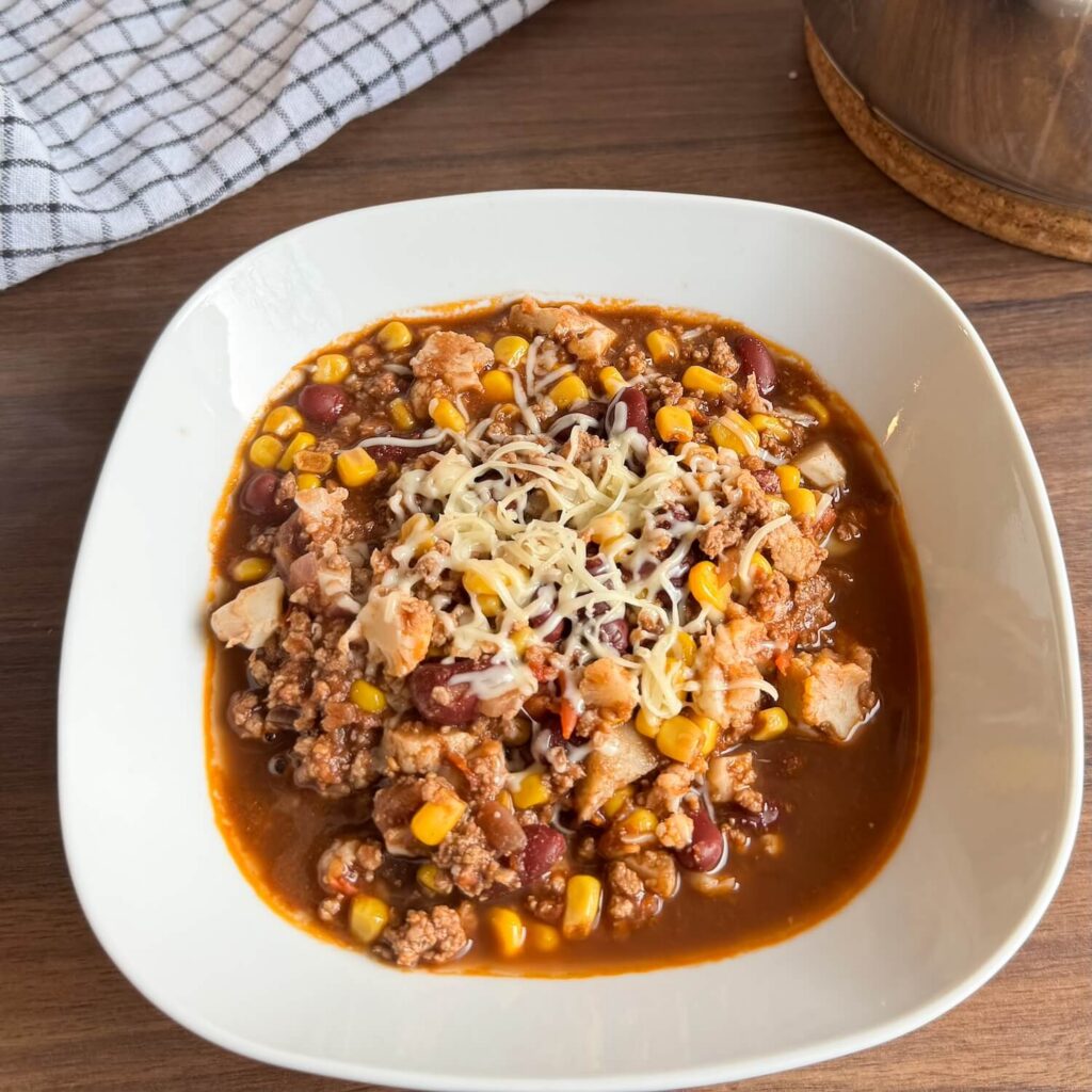 chili con carne gesund mit Kakao
