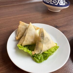 Briouats Lachs Spinat